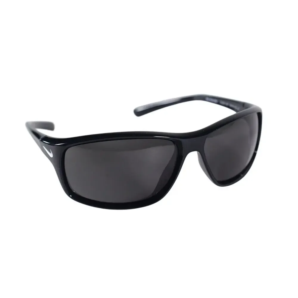 Nike Adrenaline Wraparound Sport Performance Mens Sunglasses-Black / Grey-NWT